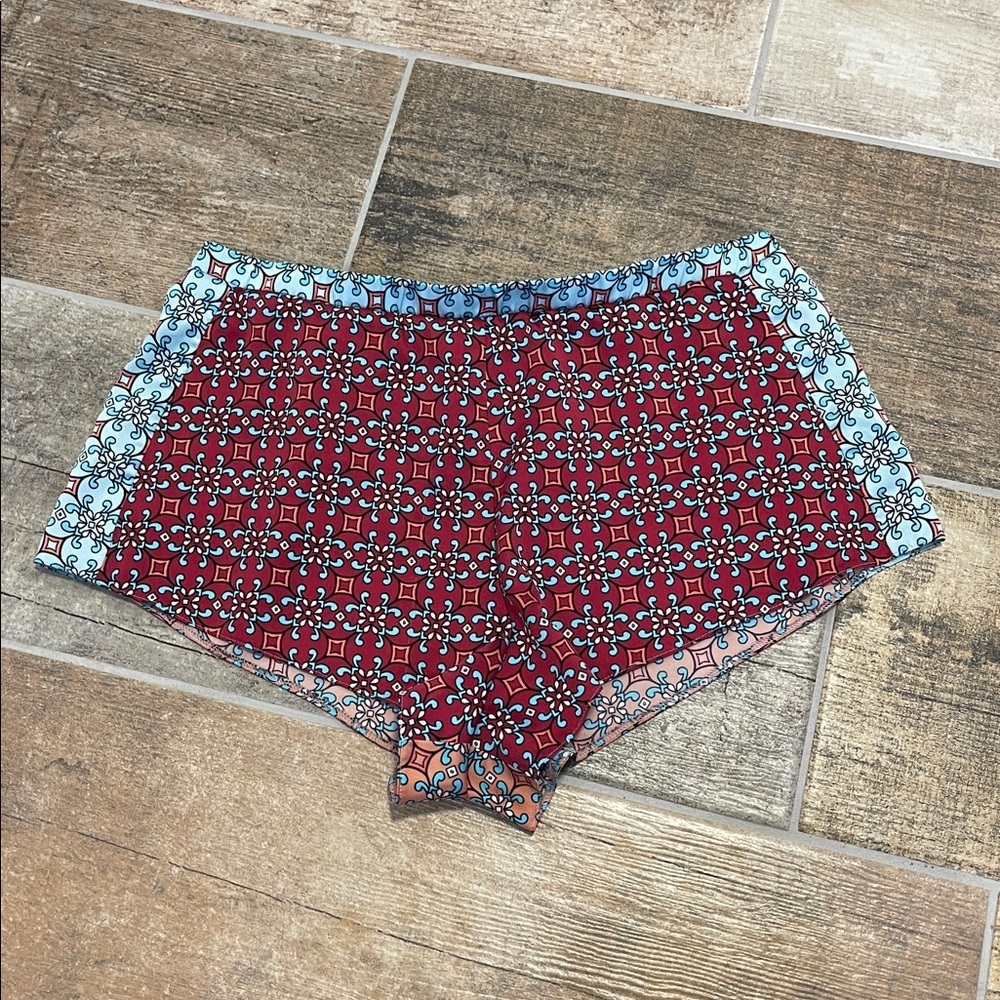 Victoria's Secret Satin Patterned Fabric Bootie PJ Shorts PJs Size Small S